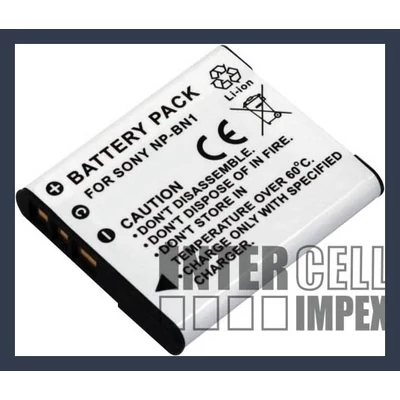 Sony DSC-W330L 3.6V 630mAh utángyártott Lithium-Ion kamera/fényképezőgép akku/akkumulátor