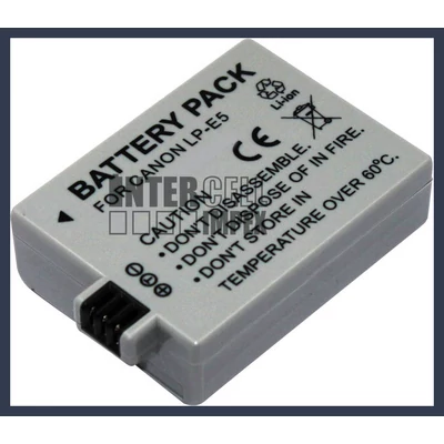 Canon LP-E5 7.4V 1080mAh utángyártott Lithium-Ion kamera/fényképezőgép akku/akkumulátor