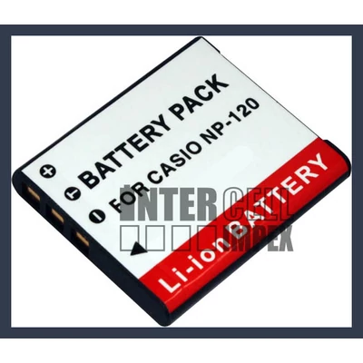 CASIO NP-120 3.7V 900mAh utángyártott akku akkumulátor