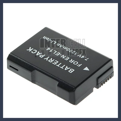 Nikon EN-EL14 7.4V 1200mAh utángyártott Lithium-Ion kamera/fényképezőgép akku/akkumulátor