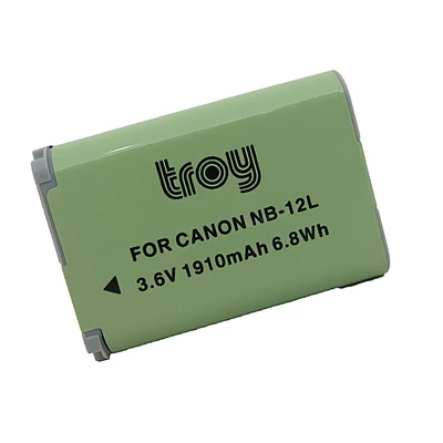 Canon NB-12L 3.6V 1800mAh utángyártott Lithium-Ion kamera/fényképezőgép akku/akkumulátor 