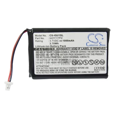 Garmin Quest series IA3Y117F2 3.7V Li-ion 1000mAh GPS akkumulátor utángyártott