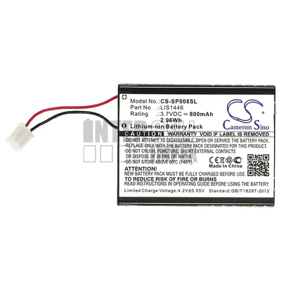 Sony PlayStation CECHZK1GB LIS1446 3.7V 800mAh 2.96Wh Li-Ion játékkonzol akkumulátor utángyártott