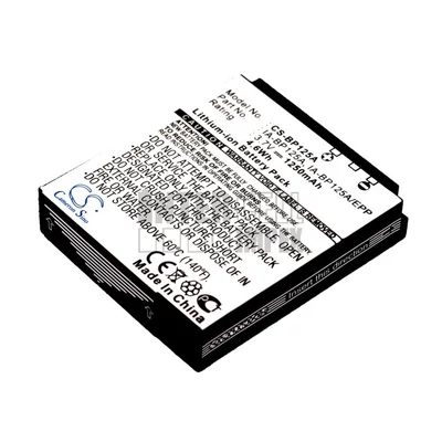 Samsung IA-BP125A series 3.7V 1250mAh 4.63Wh Li-ion kamera akku/akkumulátor