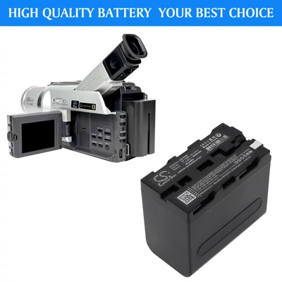 Sony NP-F930 NP-F950 NP-F960 NP-F970 NP-F975 XL-B2 XL-B3 7.4V 6600mAh fényképezőgép/kamera akku/akkumulátor