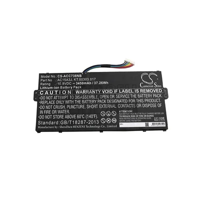 Acer Chromebook CB5-132T-C8ZW 10.8V 3450mAh Li-Ion notebook/laptop akku/akkumulátor