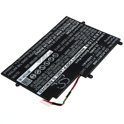 Acer Aspire Switch 11 SW5-173 7.6V 4400mAh Li-Polymer notebook/laptop akku/akkumulátor