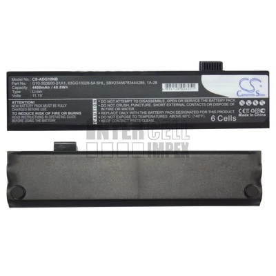 Advent 4213 11.1V 4400mAh Li-ion notebook/laptop akku/akkumulátor
