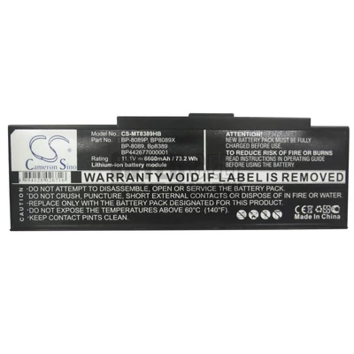 Advent BP8089X 11.1V 6600mAh Li-Ion notebook/laptop akku/akkumulátor