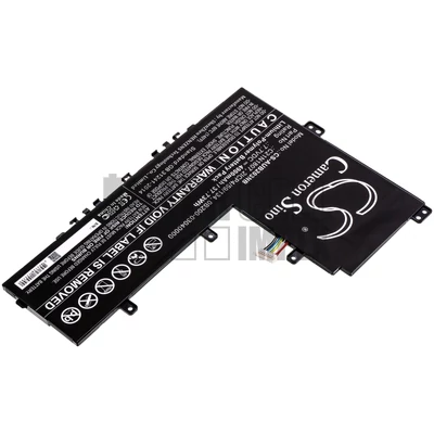 Asus 0B200-03040000 7.7V 4900mAh 38Wh 2 cella fekete notebook/laptop akku/akkumulátor utángyártott