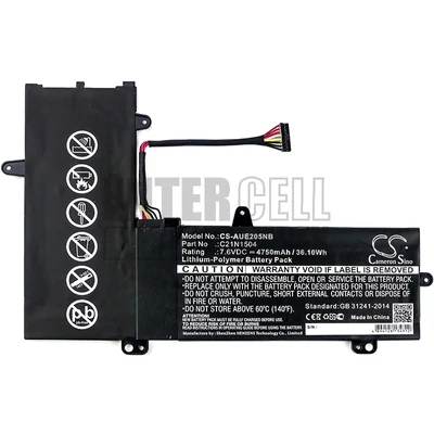 Asus TP200SA-FV0108TS 7.6V 4750mAh Li-Polymer notebook/laptop akku/akkumulátor