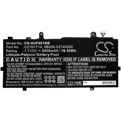 Asus TP401 7.7V 5000mAh Li-Polymer notebook/laptop akku/akkumulátor