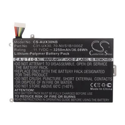 Asus UX30-QX036C 11.1V 3250mAh Li-Polymer notebook/laptop akku/akkumulátor