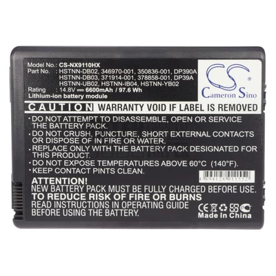 HP Pavilion ZD8200 series 14.8V 6600mAh Li-ion notebook/laptop akku/akkumulátor