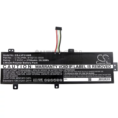 Lenovo IdeaPad 510-15IKB 7.6V 3750mAh Li-Polymer notebook/laptop akku/akkumulátor