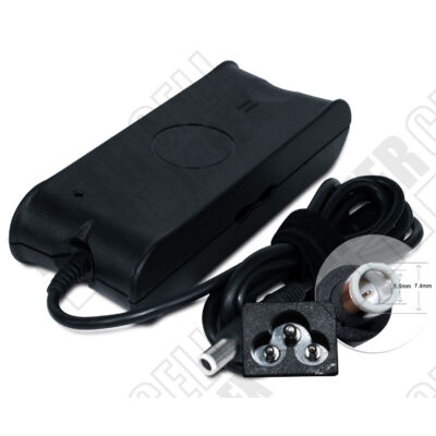 DELL Latitude E4300 7.4*5.0mm + pin 19.5V 3.34A 65W fekete notebook/laptop hálózati töltő/adapter utángyártott