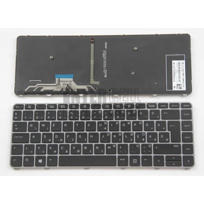 HP EliteBook Folio 1040 G3 series háttérvilágítással (backlit) fekete magyar (HU) laptop/notebook billentyűzet