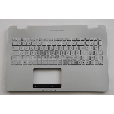 ASUS N551V N551VW series háttérvilágítással (backlit) ezüst burkolattal (topcase) magyar (HU) laptop/notebook billentyűzet