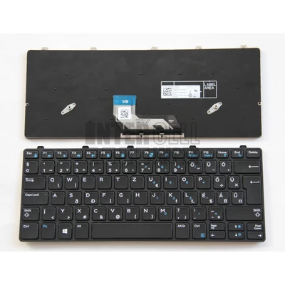 Dell Latitude 3180 3189 3380 series fekete magyar (HU) laptop/notebook billentyűzet