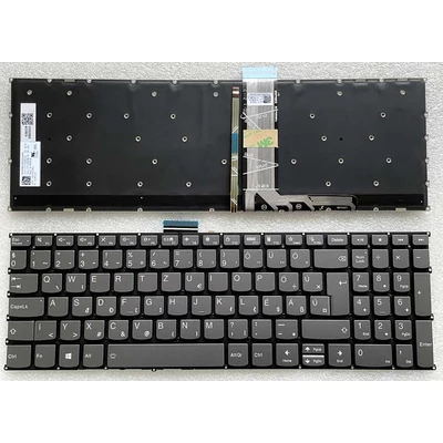 Lenovo Yoga Creator 7-15IMH05 háttérvilágítással (backlit) gyári szürke magyar (HU) laptop/notebook billentyűzet