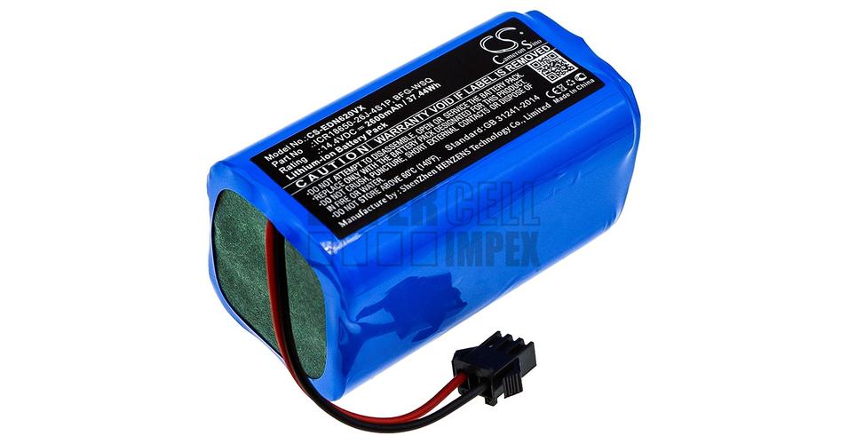 Kitfort KT-519-1 series 14.4V 2600mAh 37.44Wh Li-ion robotporszívó akku ...